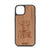 I Love My Pitbull Design Wood Case For iPhone 13