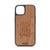 Never Give Up On The Things That Make You Smile Design Wood Case For iPhone 13