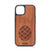 Pineapple Design Wood Case For iPhone 15
