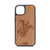Turtle Design Wood Case For iPhone 13
