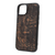 Dice Snake Skulls Design Wood Case For iPhone 15 plus