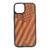 Tilted American Flag Design Wood Case For iPhone 15