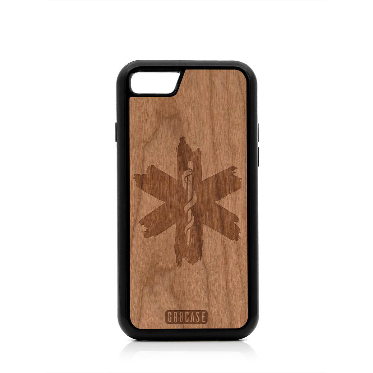 EMT Design Wood Case For iPhone SE 2020 by GR8CASE