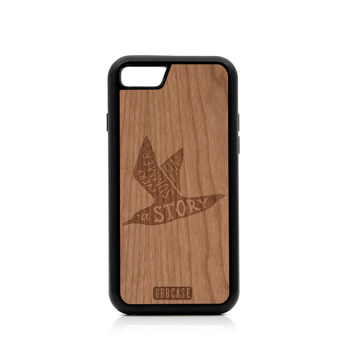 Every Summer Has A Story (Seagull) Design Wood Case For iPhone 7/8