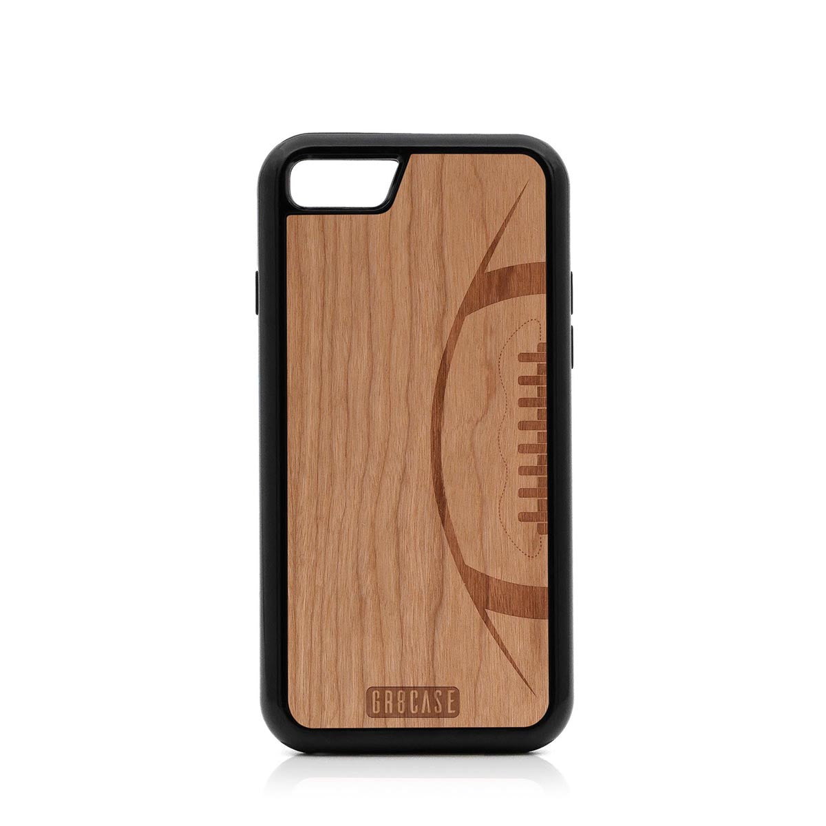 Football Design Wood Case For iPhone 7/8 by GR8CASE