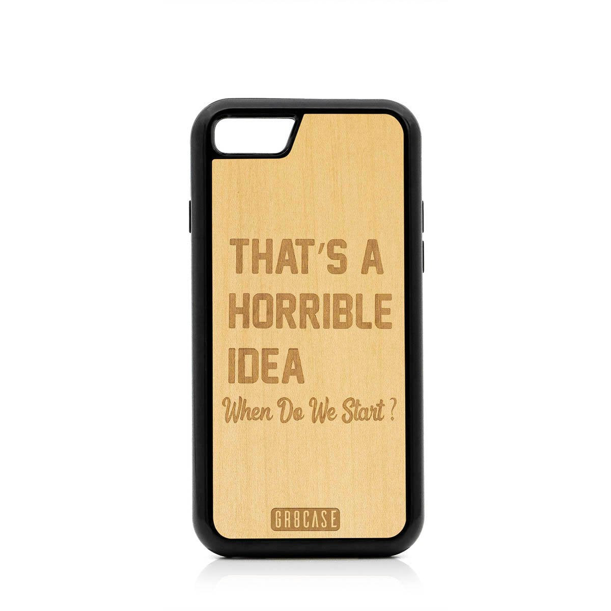 That&#39;s A Horrible idea When Do We Start? Design Wood Case For iPhone SE 2020