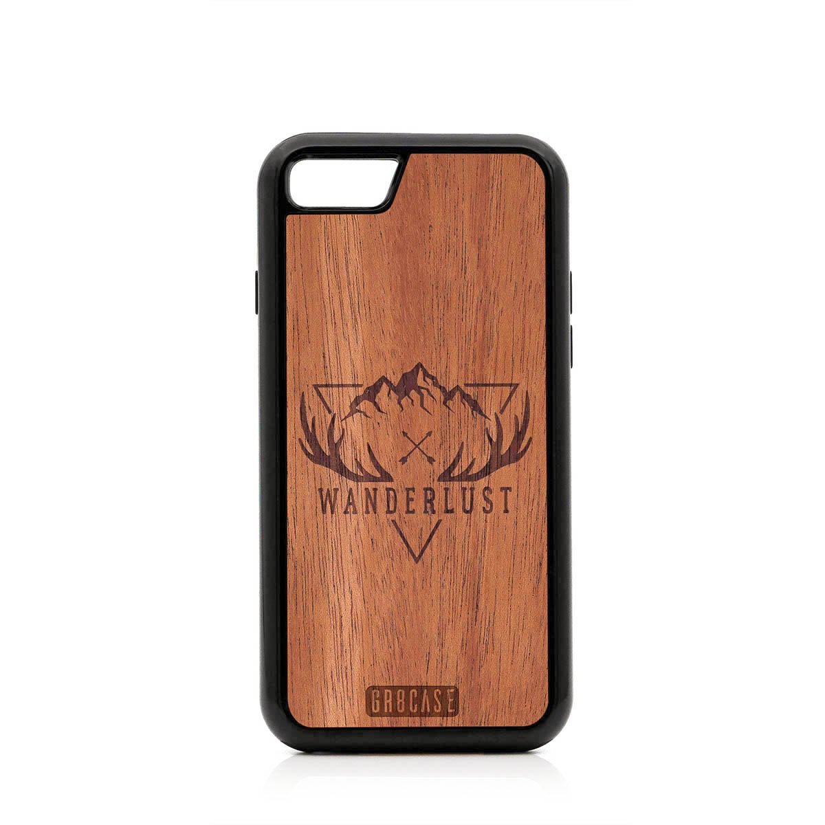 Wanderlust Design Wood Case For iPhone SE 2020