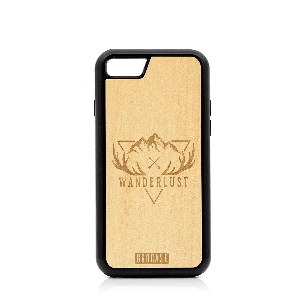 Wanderlust Design Wood Case For iPhone SE 2020
