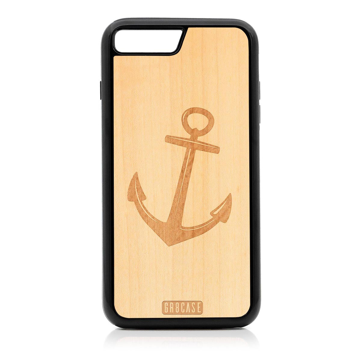Anchor Design Wood Case For iPhone 7 Plus / 8 Plus by GR8CASE