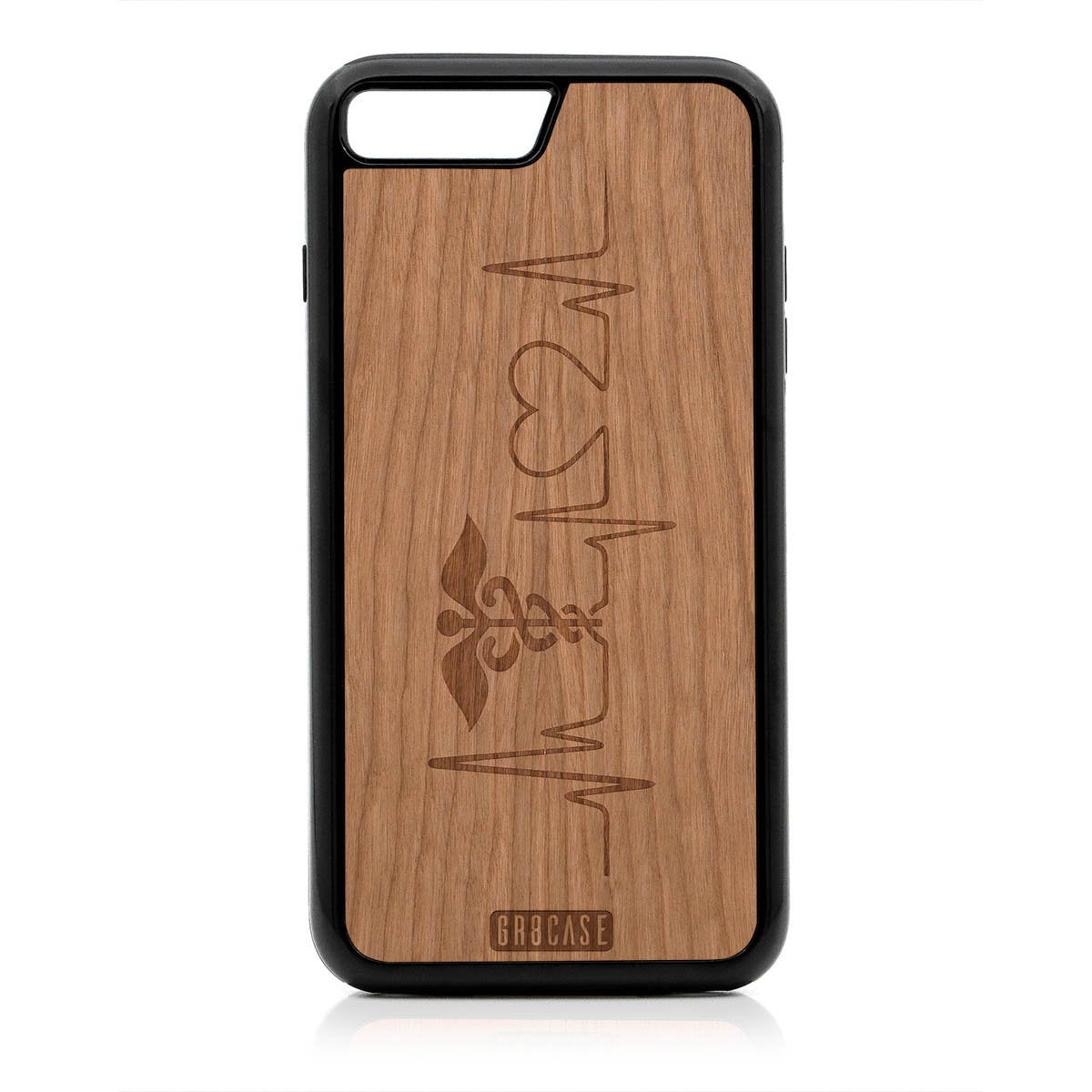 Hero's Heart (Nurse, Doctor) Design Wood Case For iPhone 7 Plus / 8 Plus by GR8CASE