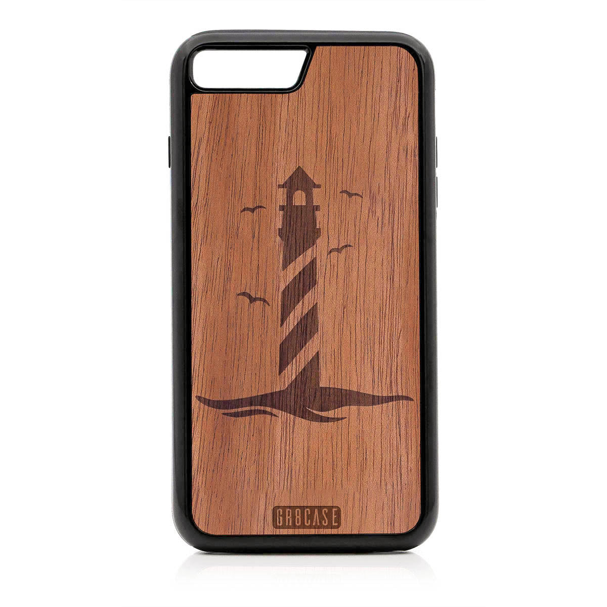 Lighthouse Design Wood Case For iPhone 7 Plus / 8 Plus