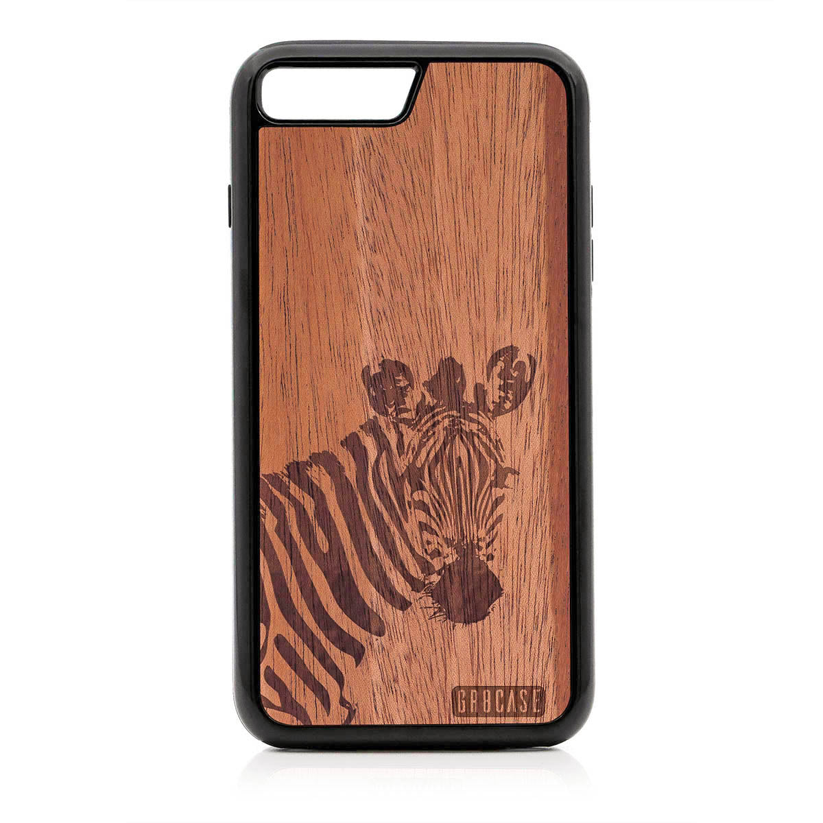 Lookout Zebra Design Wood Case For iPhone 7 Plus / 8 Plus