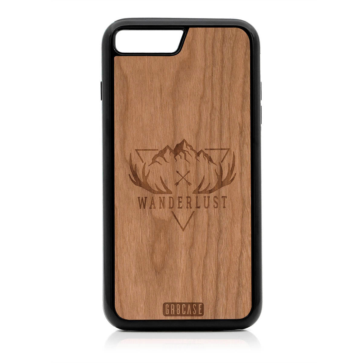 Wanderlust Design Wood Case For iPhone 7 Plus / 8 Plus