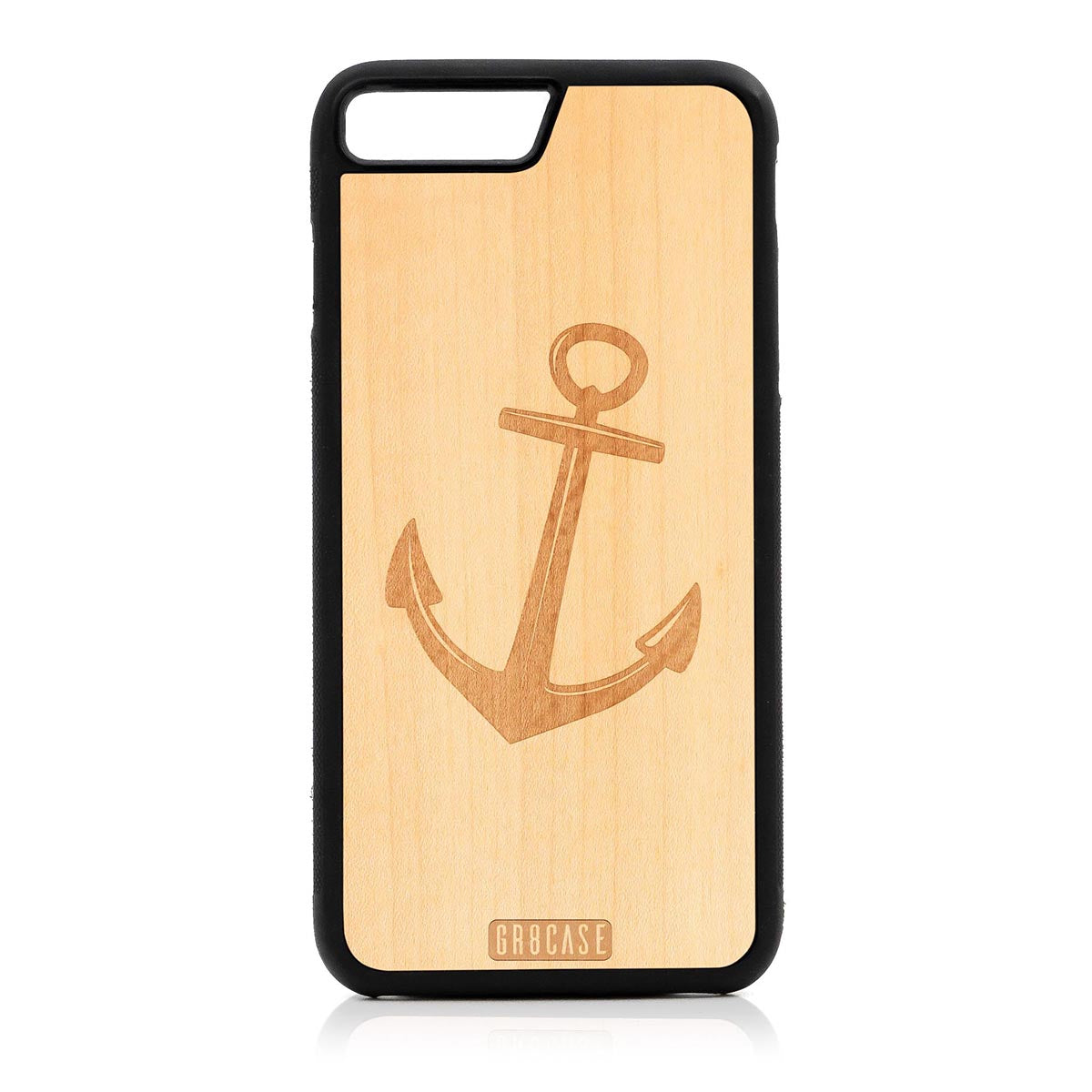 Anchor Design Wood Case For iPhone 7 Plus / 8 Plus by GR8CASE