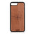 Compass Design Wood Case For iPhone 7 Plus / 8 Plus by GR8CASE