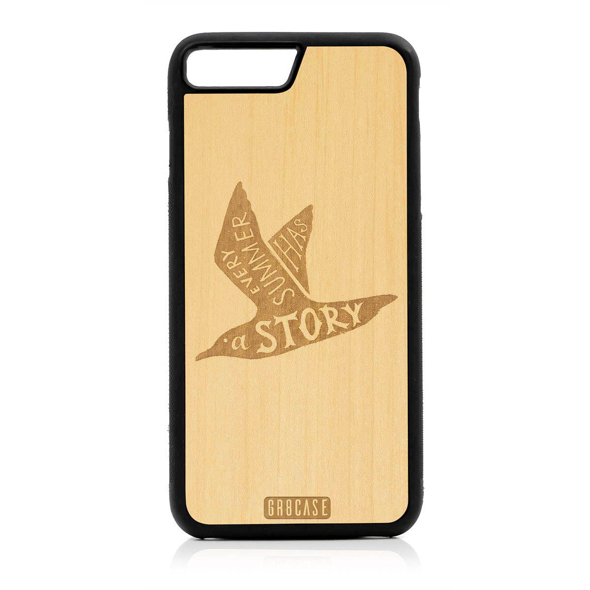 Every Summer Has A Story (Seagull) Design Wood Case For iPhone 7 Plus / 8 Plus