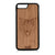 Furry Wolf Design Wood Case For iPhone 7 Plus / 8 Plus