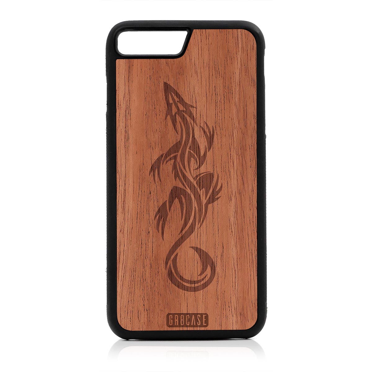 Lizard Design Wood Case For iPhone 7 Plus / 8 Plus by GR8CASE