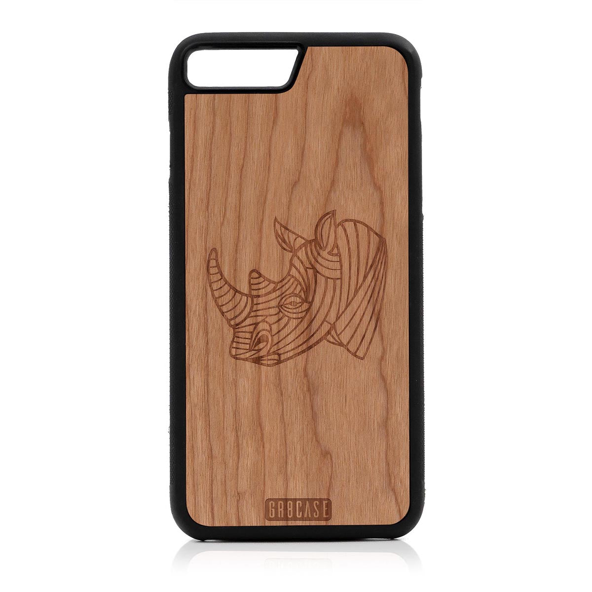 Rhino Design Wood Case For iPhone 7 Plus / 8 Plus by GR8CASE