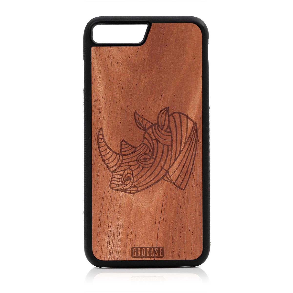 Rhino Design Wood Case For iPhone 7 Plus / 8 Plus by GR8CASE
