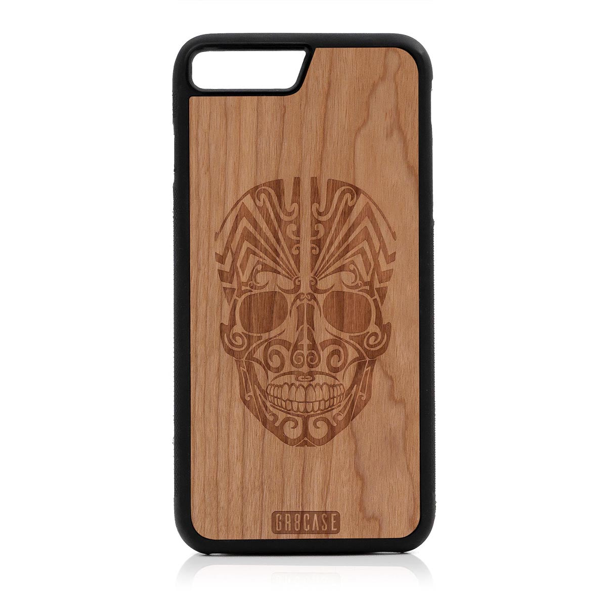 Tattoo Skull Design Design Wood Case For iPhone 7 Plus / 8 Plus