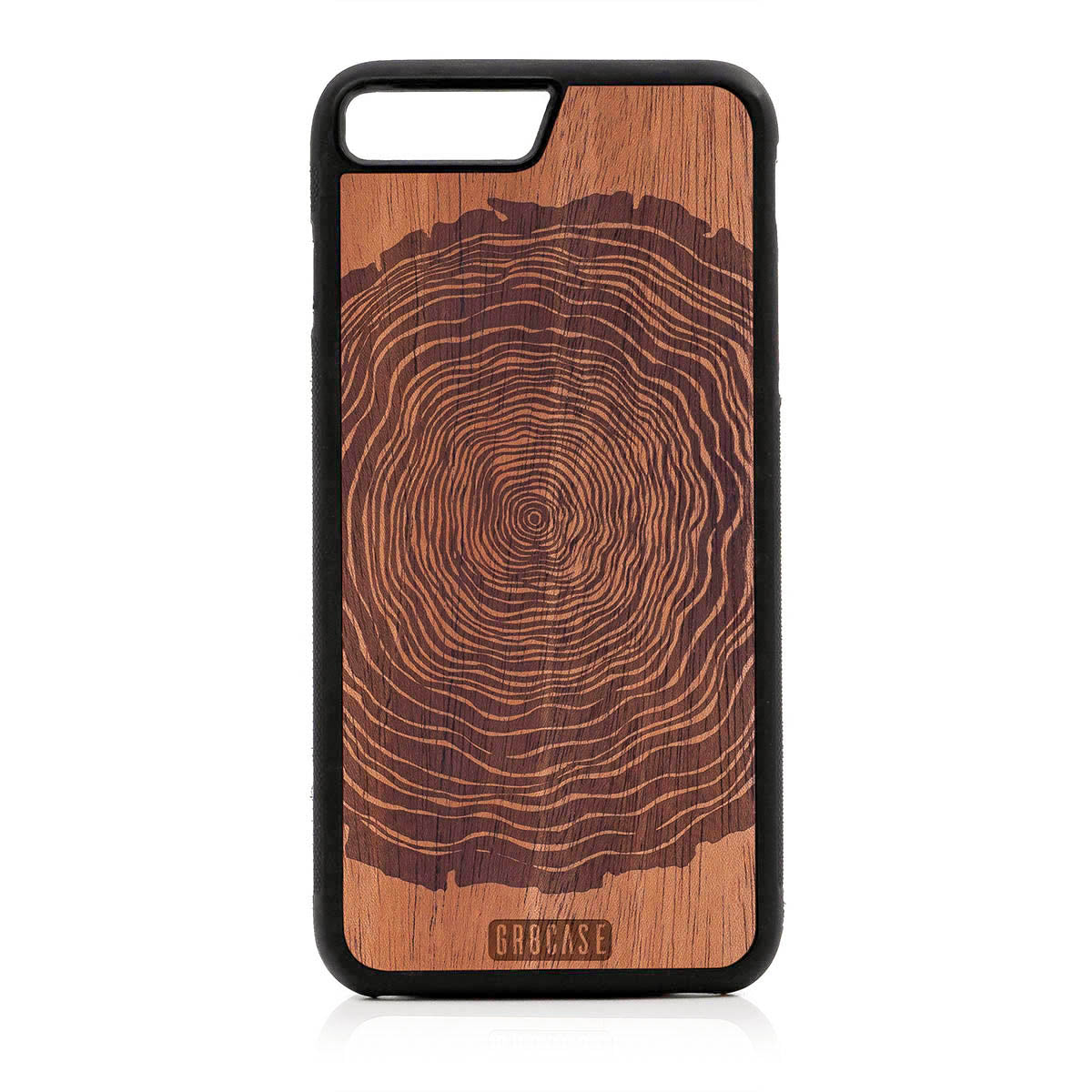 Tree Rings Design Wood Case For iPhone 7 Plus / 8 Plus