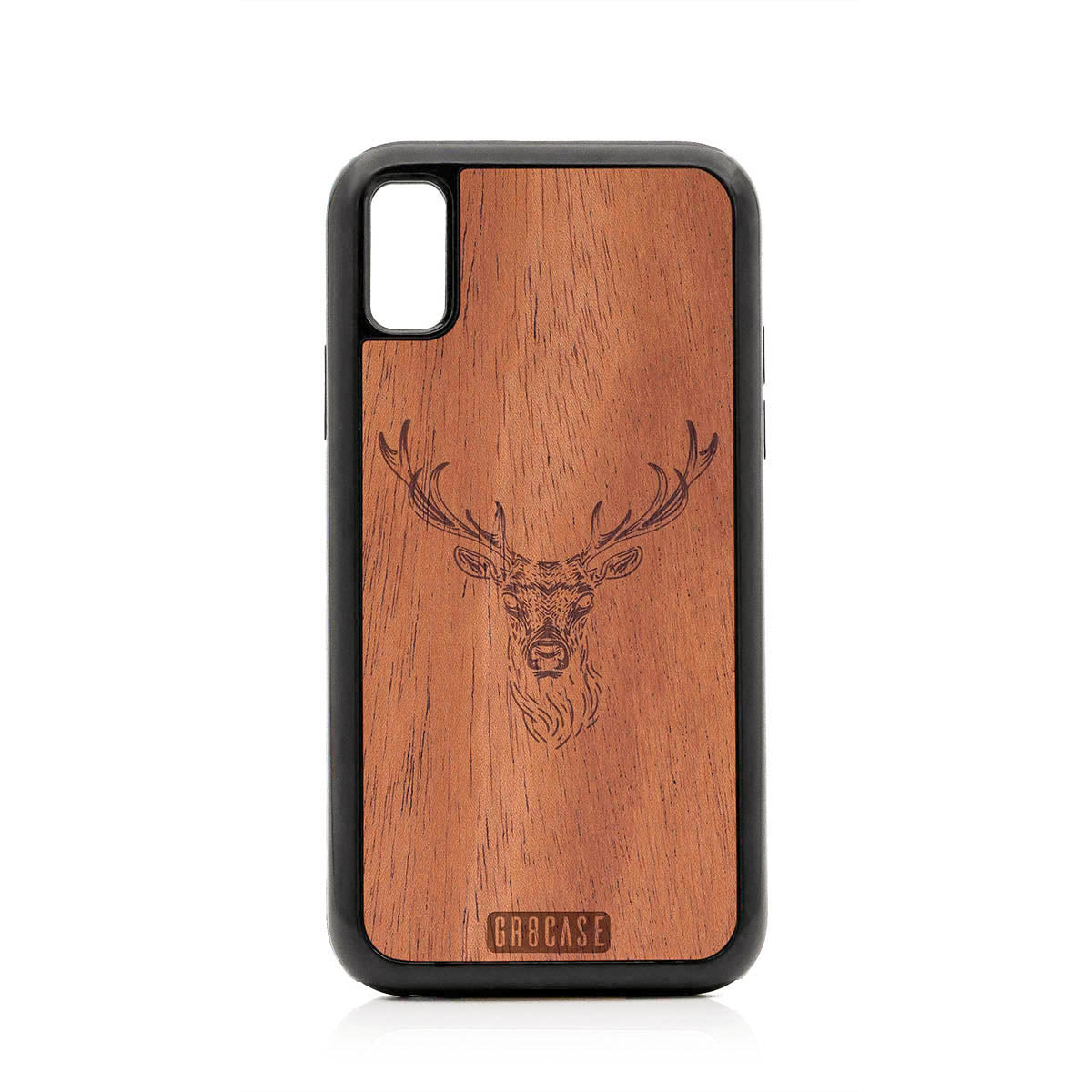 Elk Buck Design Wood Case For iPhone XS Max by GR8CASE