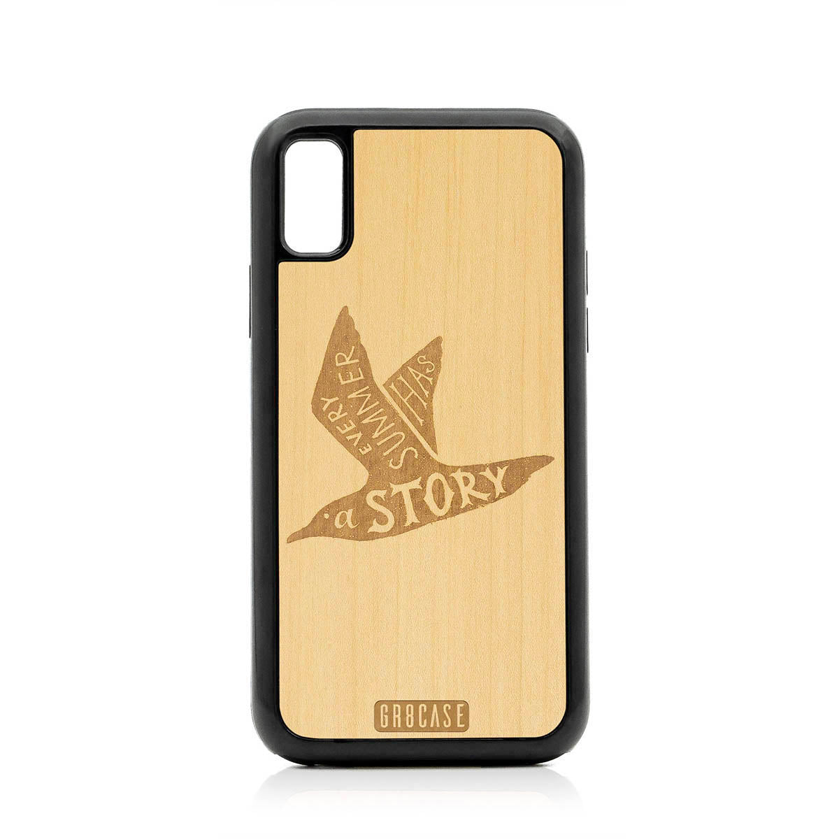 Every Summer Has A Story (Seagull) Design Wood Case For iPhone X/XS