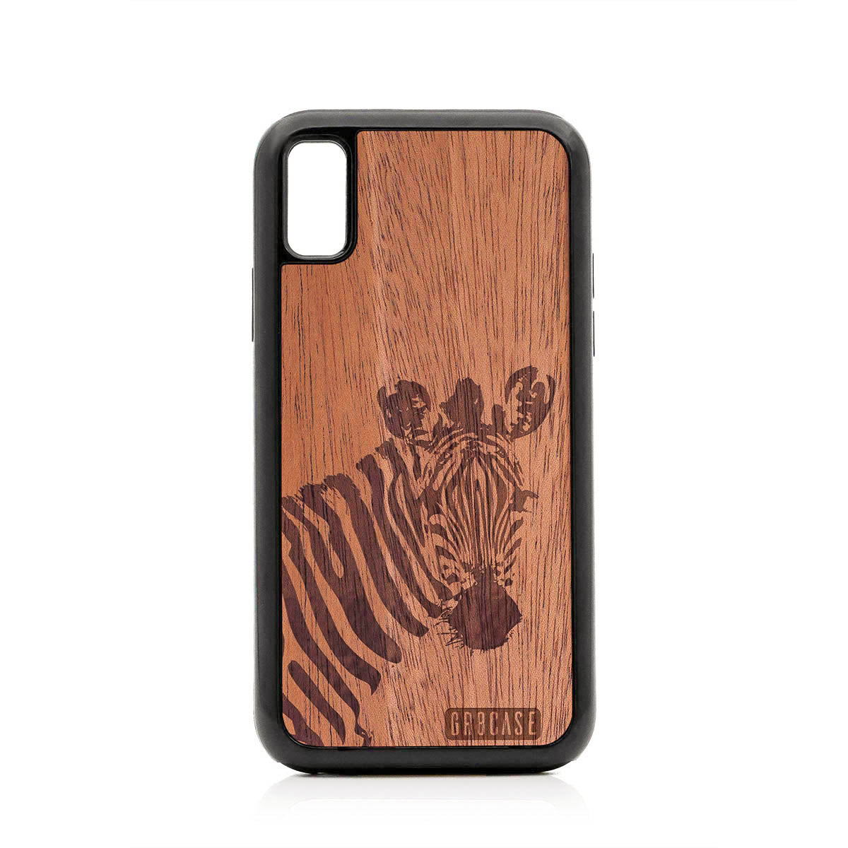 Lookout Zebra Design Wood Case For iPhone X/XS