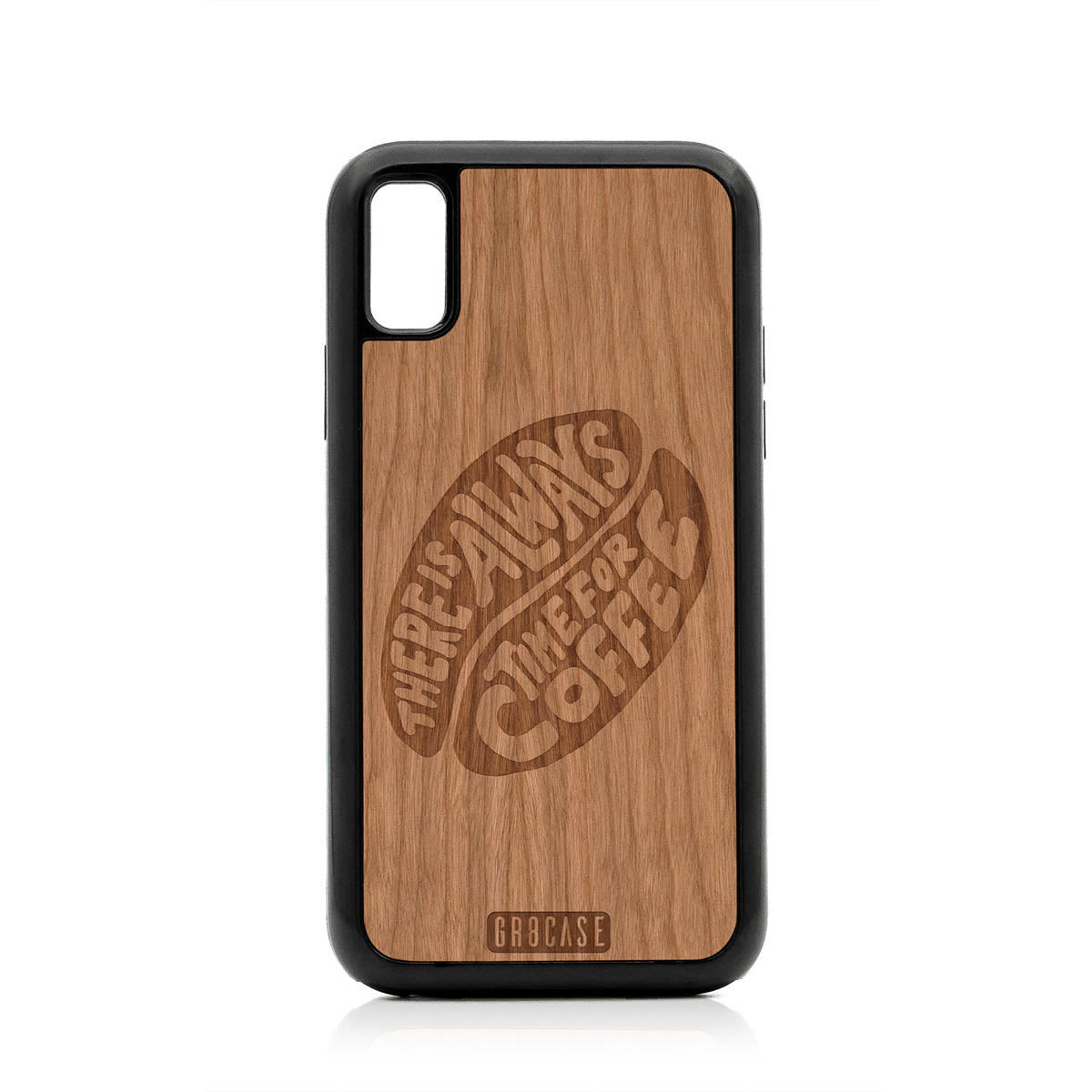 There Is Always Time For Coffee Design Wood Case For iPhone X/XS