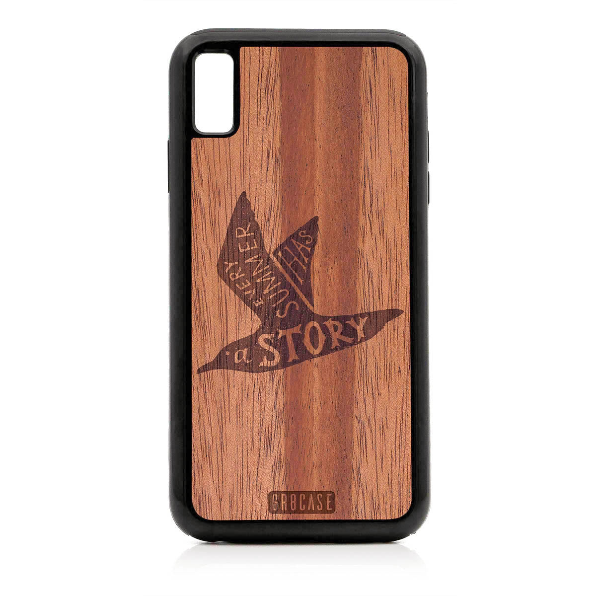 Every Summer Has A Story (Seagull) Design Wood Case For iPhone XS Max