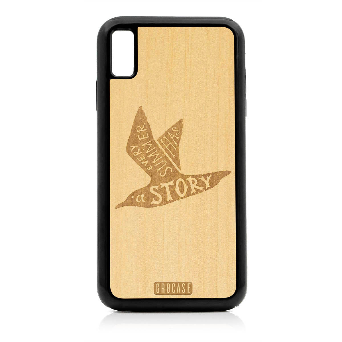 Every Summer Has A Story (Seagull) Design Wood Case For iPhone XS Max