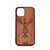 Lacrosse (LAX) Sticks Design Wood Case For iPhone 11 Pro by GR8CASE