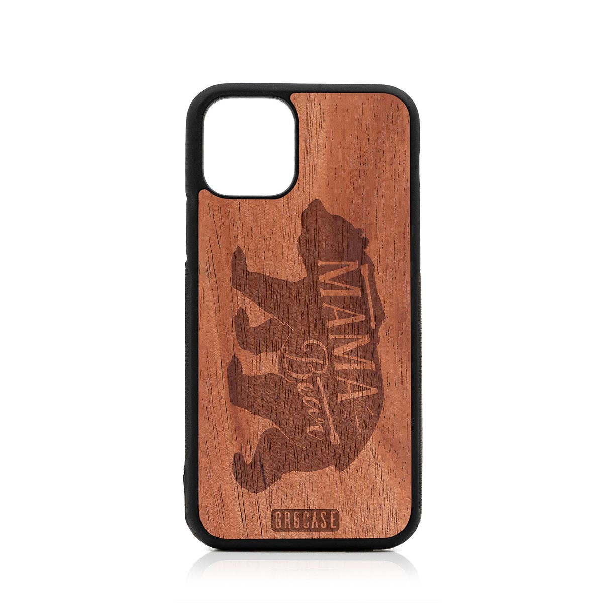 Mama Bear Design Wood Case For iPhone 11 Pro by GR8CASE