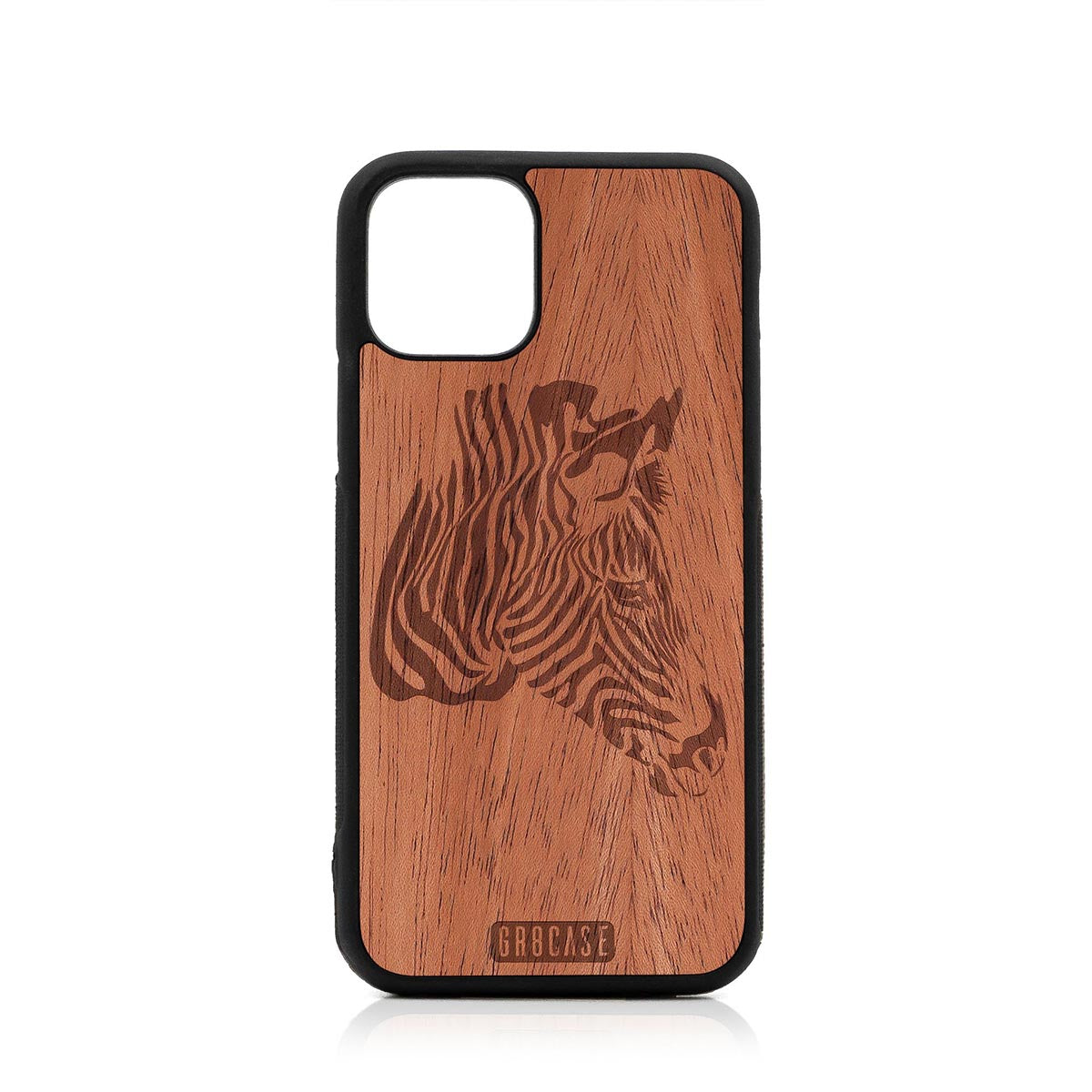 Zebra Design Wood Case For iPhone 11 Pro