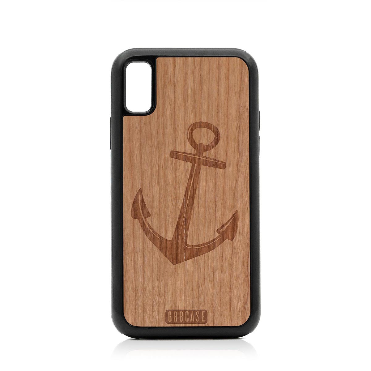 Anchor Design Wood Case For iPhone X/XS by GR8CASE