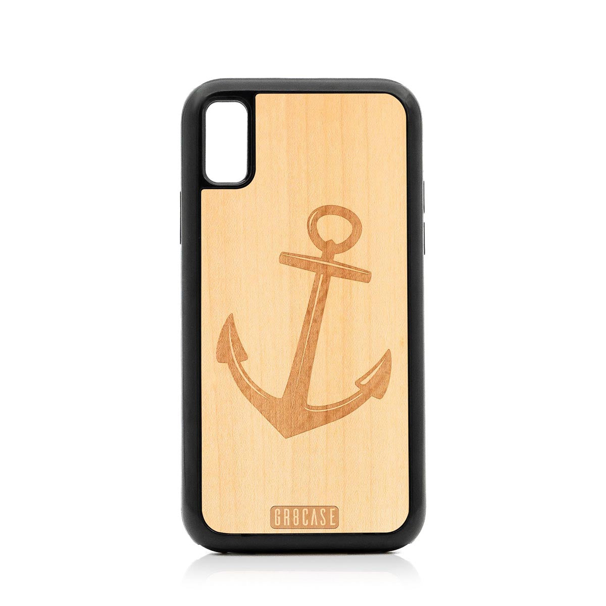 Anchor Design Wood Case For iPhone X/XS by GR8CASE