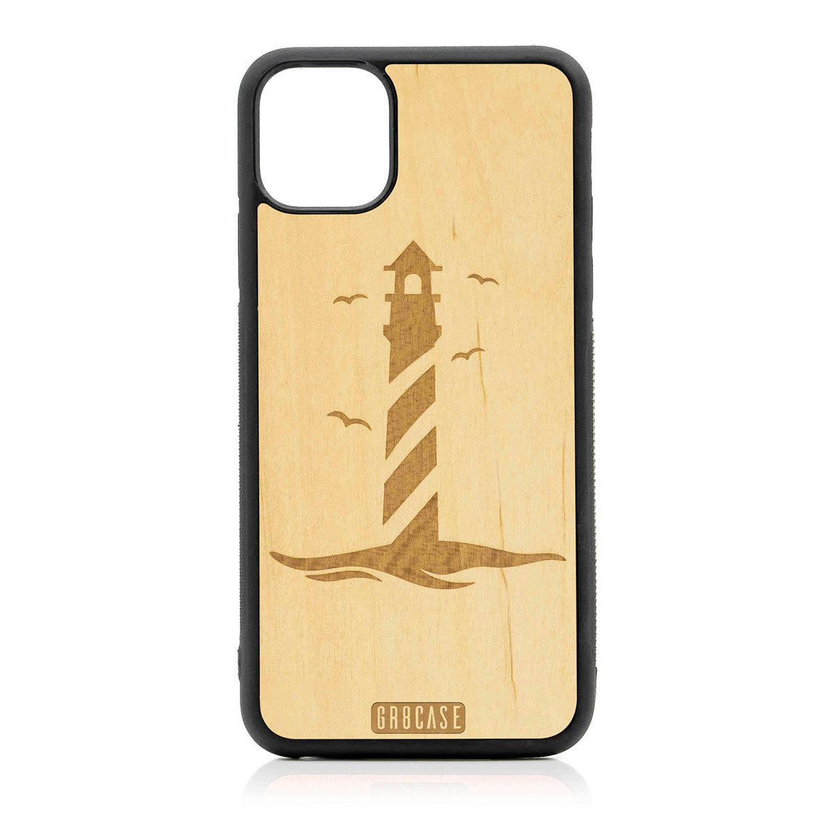 Lighthouse Design Wood Case For iPhone 11 Pro Max