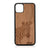Lookout Zebra Design Wood Case For iPhone 11 Pro Max