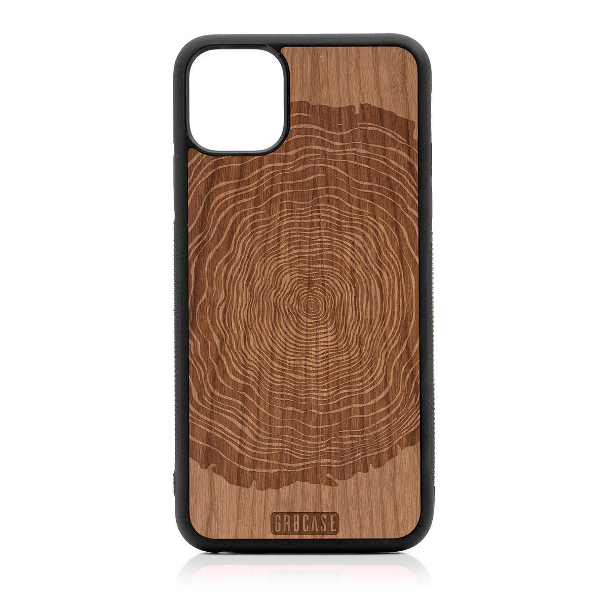 Tree Rings Design Wood Case For iPhone 11 Pro Max