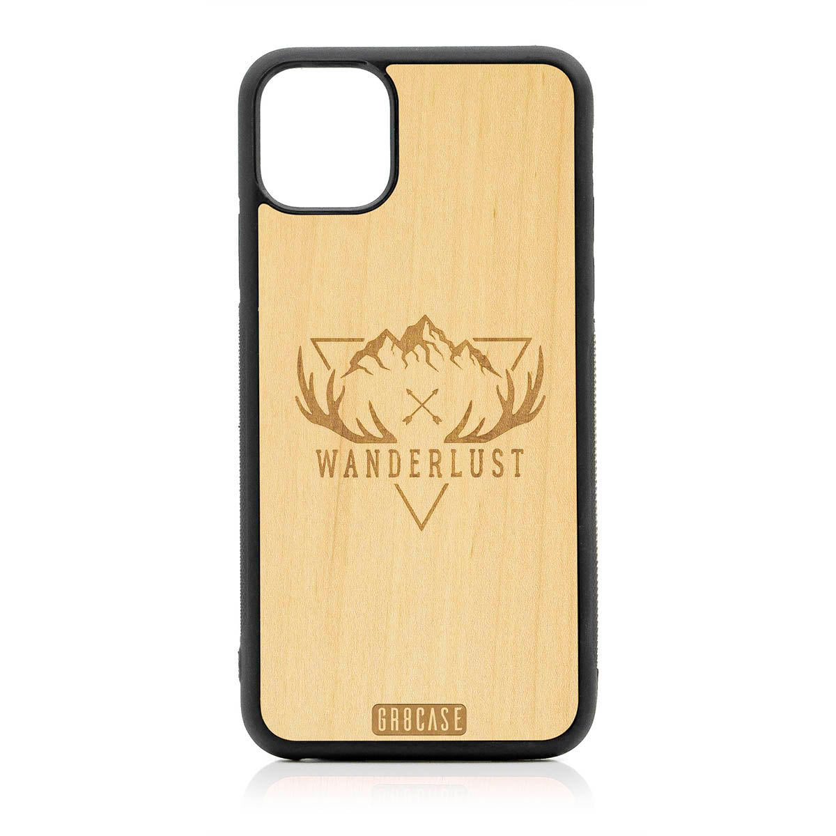 Wanderlust Design Wood Case For iPhone 11 Pro Max