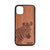 Lookout Zebra Design Wood Case For iPhone 11
