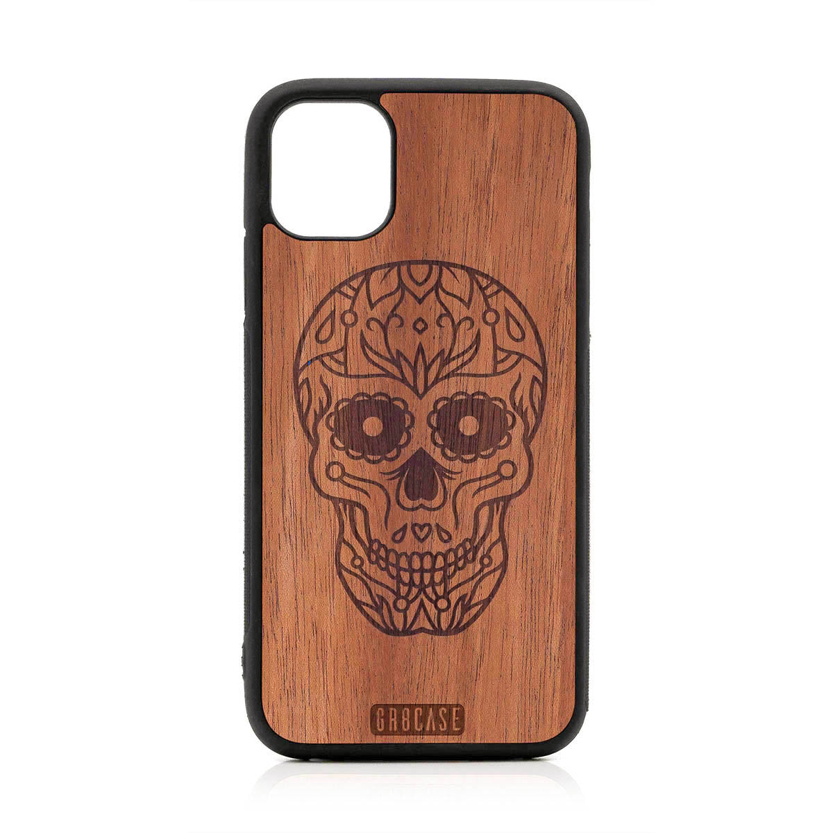 Sugar Skull Design Wood Case For iPhone 11 by GR8CASE