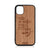 Your Vibe Attracts Your Tribe Design Wood Case For iPhone 11