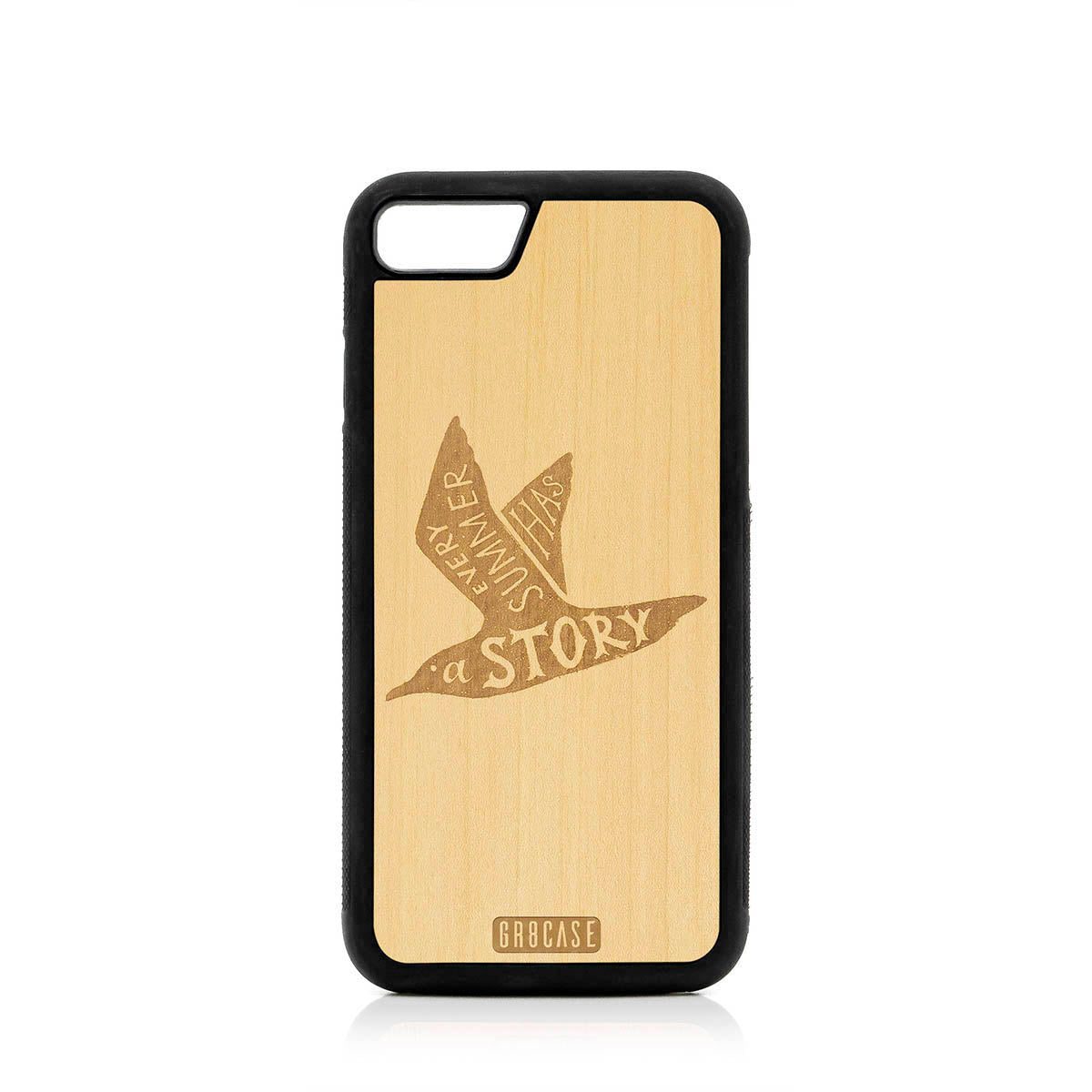 Every Summer Has A Story (Seagull) Design Wood Case For iPhone SE 2020
