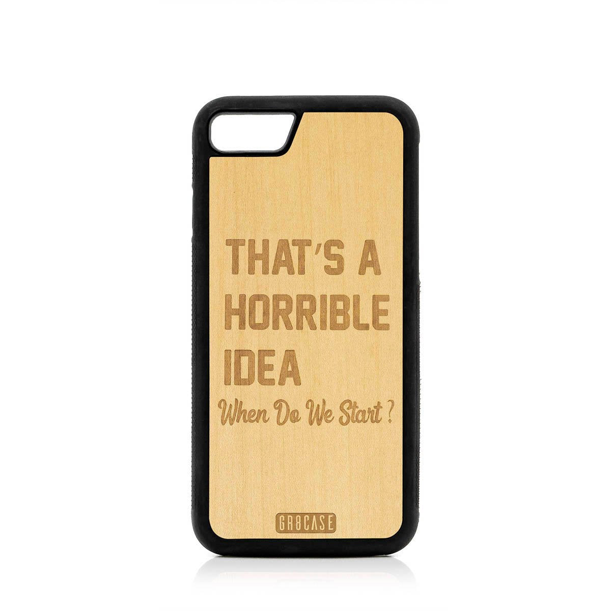 That&#39;s A Horrible idea When Do We Start? Design Wood Case For iPhone SE 2020