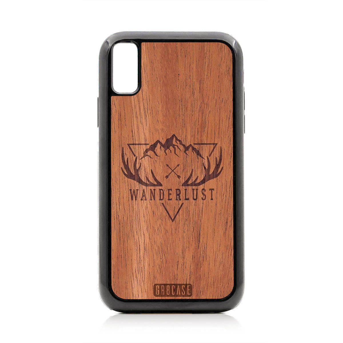 Wanderlust Design Wood Case For iPhone XR