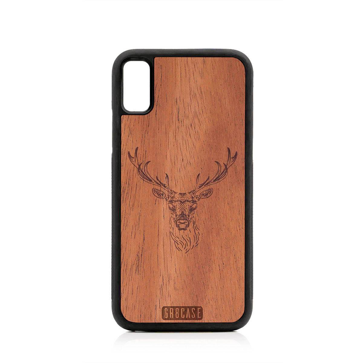 Elk Buck Design Wood Case For iPhone XR by GR8CASE