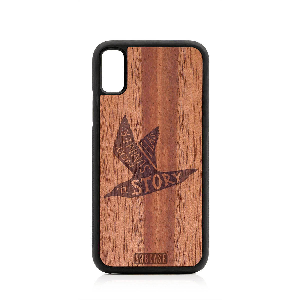 Every Summer Has A Story (Seagull) Design Wood Case For iPhone XR