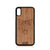 Furry Wolf Design Wood Case For iPhone XR